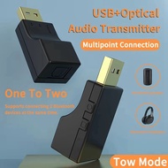 Optical Audio Transmitter Bluetooth Audio Transmitter Low Latency Stereo Music Dual Stream Multi-Poi