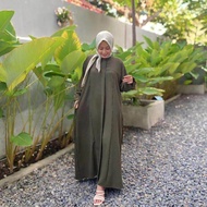 GAMIS ABAYA ELSIRA BAHAN CRINKLE AIRFLOW PREMIUM/GAMIS LEBARAN VIRAL TERBARU 2024