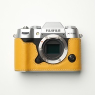 เคส XT50สำหรับ Fujifilm อุปกรณ์เสริมฝาครอบกล้อง X-T50 Fujifilm ทำมือทำจากหนังแท้
