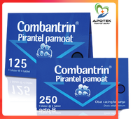 Combantrin 250 mg 2 Tablet Obat Cacing Dewasa