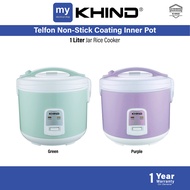 Khind 1 Liter Jar Rice Cooker RCJ1008 Green / Purple