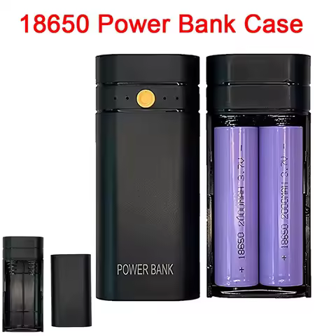 5V 18650 Battery Charger Portable Power Bank Kit DIY USB Fast Charging Power Bank Shell Case Box Pow