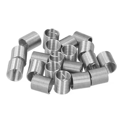 20Pcs M14x1.25x1D/1.5D/2D/2.5D/3D Stainless Steel Thread Repair Tool Threaded Inserts Thread Recover