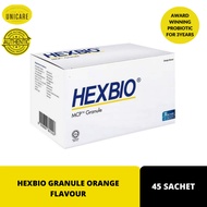 HEXBIO GRANULE ORANGE FLAVOUR (3G X 45 SACHETS)