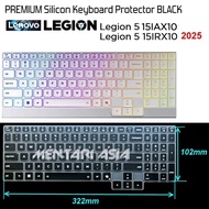 Keyboard Protector Lenovo Legion 5 15IAX10 / 15IRX10 (2025) - PREMIUM Silicon BLACK