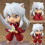 Japanese manga Inuyasha figure change face Sesshoumaru figurine cute anime action figure collection model toys gift for kids