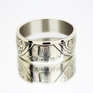 烏克蘭硬幣戒指 2 格里夫納 2022 烏克蘭珠寶 烏克蘭珠寶 烏克蘭