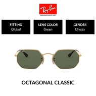Ray-Ban Octagonal Unisex Global Fitting Sunglasses (53 mm) RB3556N 1