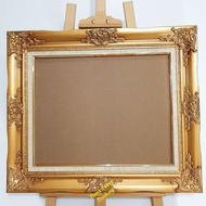 Ready Stock Monalisa Taiwan Classic Frame Linear 16R 20R Acrylic Hook Screw Gold Picture Graduate Fa