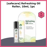 [safecare] Refreshing Oil Roller, 10ml, 1pc / Korean Massage Oil / Uplifting Citrus Mint / 100% Genu