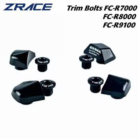ZRACE CNC Chainring Bolts Covers 7075AL Chainwheel Screws Nuts For FC-R7000 FC-R8000 RC-R9100 / 105 