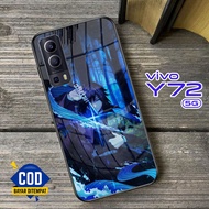 VIVO Y72 (5G) Glass Softcase - VIVO Y72 (5G) Mobile Phone Case [T90].