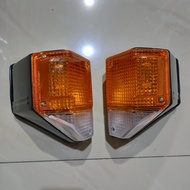 Black Front Turn Signal Lamp Cornerlamp Set Right-Left TOYOTA Land cruiser Hardtop 2F FJ40 BJ40