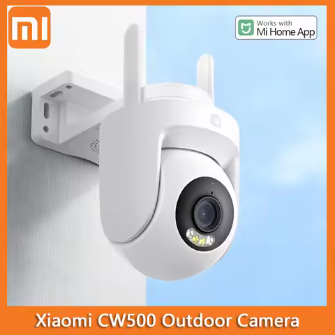 Xiaomi Outdoor Camera CW500 WiFi 6 3K Ultra HD Resolution Full-Color Night Vision Sound Light Warnin
