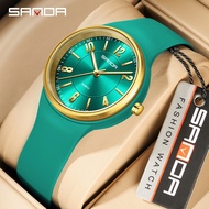 SANDA 6295 Fashion Quartz Women's Watch 3ATM Waterproof Lightweight Luminous Display Screen Student 