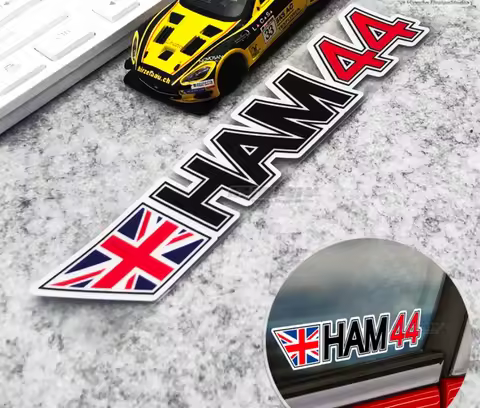 Car Stickers Motocross Body Decoration for Racing Driver Hamilton 44 Hamilton UK Flag Auto Exterior 