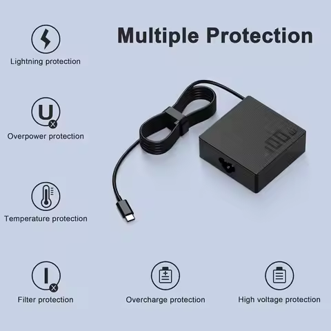 A85P 100W USB-C Laptop Charger for ASUS ROG A20-100P1A, Flow Z13 X13, 100W PD Fast Charging for Asus
