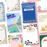 Custom 3x4in/ 9x14.5cm/ custom size card prints, high quality printing, ivory card 300gsm