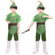 Christmas Children Peter Pan Movie Peter Pan Green Elf Children Men Women Performance Costume Campus