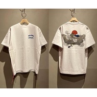 เสื้อยืดคอกลมแขนสั้นผ้าฝ้ายแท้เนื้อหนา BEAMS JAPAN Mount Fuji Eagle Three Sisters Xinjiang Cotton Su