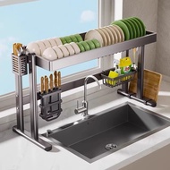 Kitchen Sink Shelf Above the Sink Dishwashing Dish Drain Countertop Dish Storage Multifunctional Dis