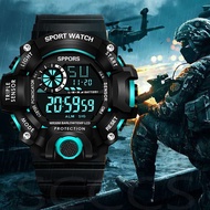 POSHI Relo for Men Waterproof Multifunction Electronic Sports Watch Man Large Dial G Shock Watch