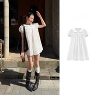 Women's babydoll dress with loose lotus ruffle collar pants, very pretty LOVITY VkQ99