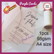 Tracing Paper / Vellum Paper / Translucent Paper 95gsm A4 Size 1pcs