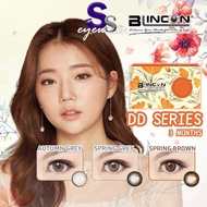 (2 PCS) Blincon DD 3 Months Lens Disposable  Cosmetic Color Contact Lenses Months Lens 2/3