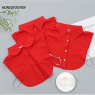 NONEDYODYE9I Shirt Fake Collar Fashion Lace Detachable Lapel Blouse Top