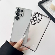 Ultra thin matte S25 Ultra case suitable for Samsung Galaxy S25 S24 S23 S22 Plus/Ultra FE A56 A55 A1