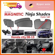 Honda City GM2/GM3 Year '08-'13 Magnetic Ninja shade Sun Shade Premium Quality uv protection