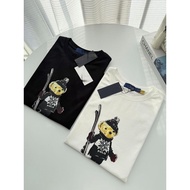K5AX Spring/Summer Pure Cotton Printed Cartoon T-Shirt - Women's Casual