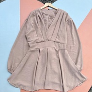 Orina Blouse - Ukuran S M L XL XXL 3XL 5L- Atasan Wanita Jumbo - Blouse Jumbo - Baju Wanita Jumbo