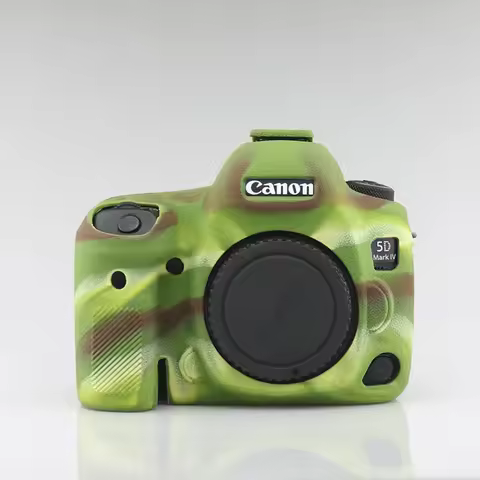 Silicone Armor Skin Case Cover For Canon EOS 5D Mark III IV 3 4 5D3 5D4 / 5Ds R DSLR Camera Bag Anti