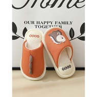 Selipar budak selipar pantai selipar wanita Warm Autumn Winter Girl Cartoon Children Cotton Slippers