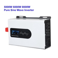 {UU61} 5000W 8000W Pure Sine Wave Inverter DC 48V To AC 220V 60HZ Off Grid Inverter Portable Convert