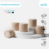 NU - FIT - Cohesive Bandages 5cm x 4.5M - Elastic Bandage - Wristape Elastic Bandage Adhesive Bandag