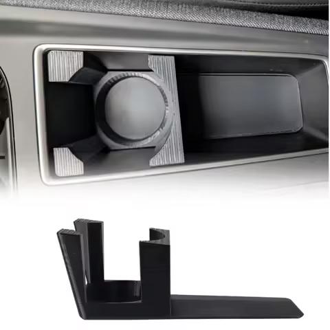 1pc Center Console Cup Holder for Skoda Elroq Enyaq Durable Black Car Interior Coffee Cup Bottle Mob