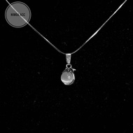 KALUNG TITANIUM PERMATA ANTI KARAT ANTI LUNTUR / KALUNG PRIA WANITA ANAK / AKSESORIS