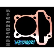 Copper Gasket W110i2021-2024 W110i Year 2021-2024 Size 50/51/52/53/54/56/57/58/59/60 Mm