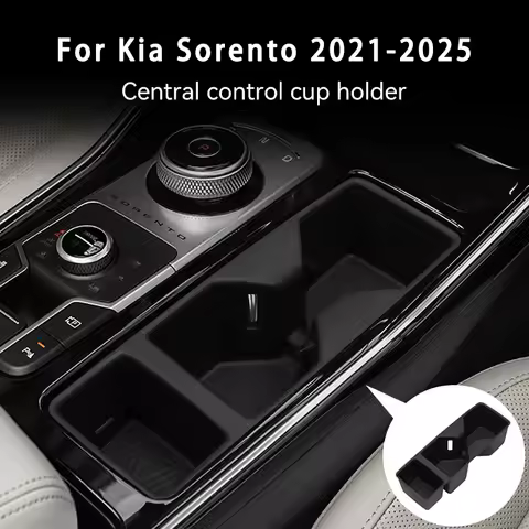 For Kia Sorento 2021-2025 LHD Center Console Water Cup Holder Seat Water Drinks Holder Storage Box C