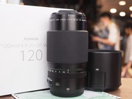 [ 中片幅微距鏡頭 ] 市場少有 Fujifilm FUJINON GF 120mm F4 R LM OIS WR Macro for Fuji GFX mount 極新淨 / 120