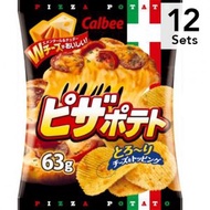 【12入組】Calbee 披薩口味薯片 63g