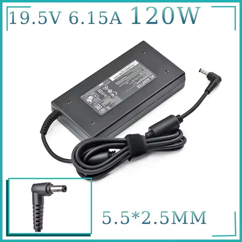 For Chicony 19.5V 6.15A 120W AC Laptop Adapter Charger Power Supply For MSI GE70 GE60 GE72 GS70 GP60