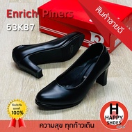 🚚ส่งเร็ว🚛ส่งด่วน👟สินค้าใหม่✨รองเท้าคัชชูหญิง (นักศึกษา) Enrich Piners รุ่น 63K87 ส้นสูง 2.5 นิ้ว สวม ทน สวมใสสบายเท้า