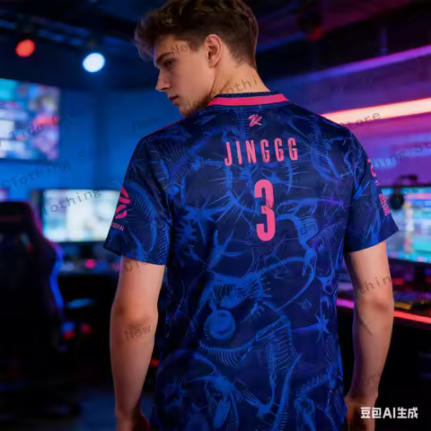 2026 new Paper Rex DinoGlitch Jersey Series Uniform Esports Club PRX Fashion Tees Male F0RSAKEN Stre