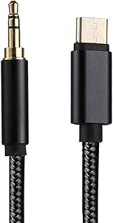 Mobile accessories WHF 1m Weave Style Type-C Male to 3.5mm Male Audio Cable, For Galaxy S8 & S8 + / 