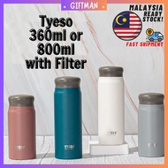 Tyeso 360ml/800ml Letak Nama Lightweight Thermos Flask Vacuum Insulated Tumbler SUS304 Bottle Custom