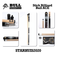 Stik Billiar kualitas TERBAIK “BULL” ACE Platinum Series maple shaft Radial Joint stick billiard HOW